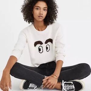 MADEWELL HIGHBROW CREAM SWEATER